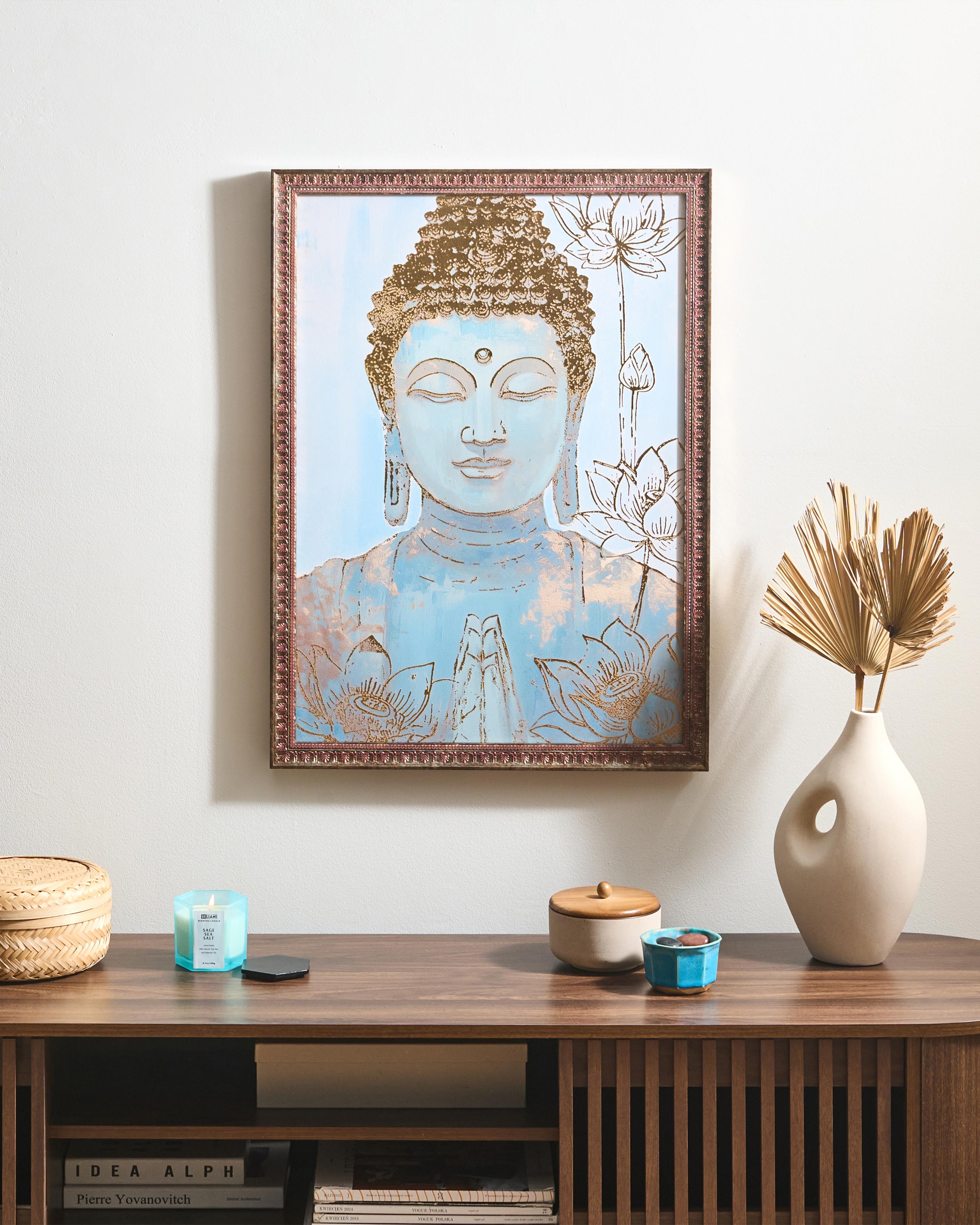 Canvas MOVILLE Abstract Motif Gold