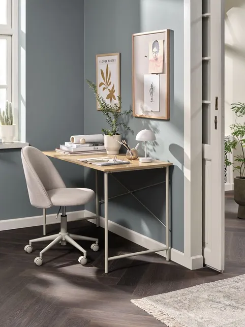 Skrivebord VANDBORG 60x120 natur egefarve/beige