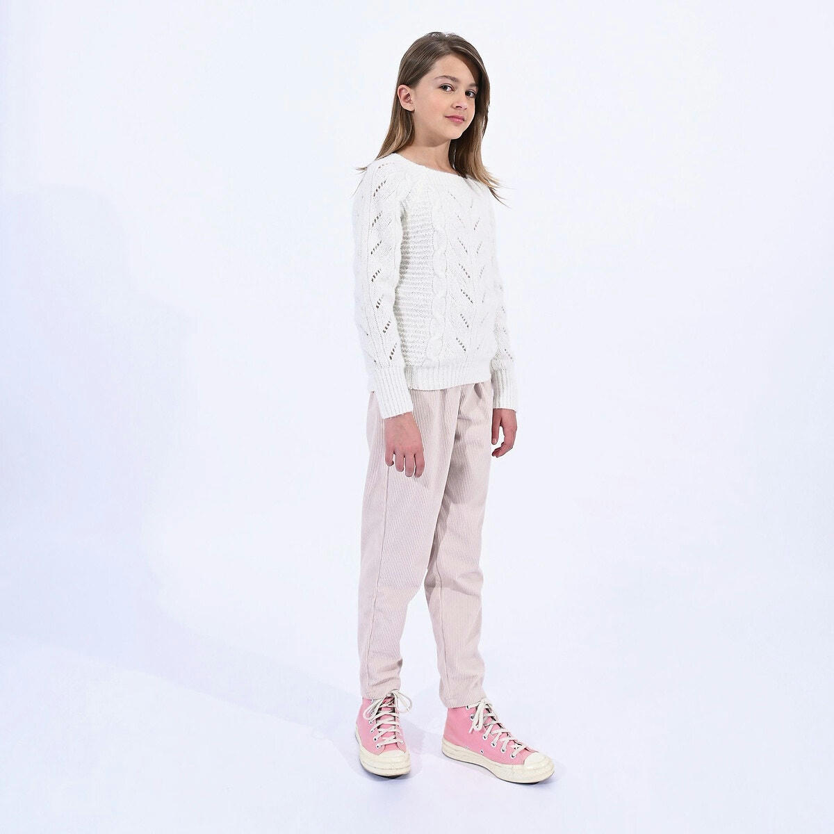 Pull col rond en maille