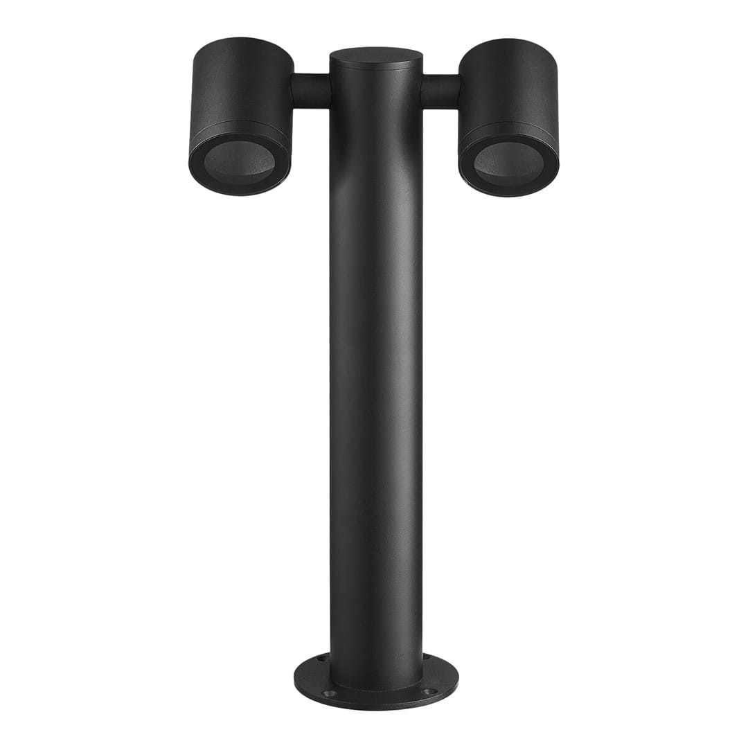 Lampa ogrodowa stojąca czarna KETTO wys:45 cm 2xGU10x40W IP44 Eko-Light