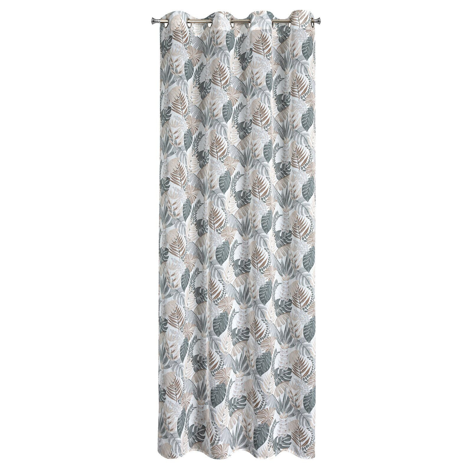 Zasłona na przelotkach z motywem botanicznym AMELA 140X250