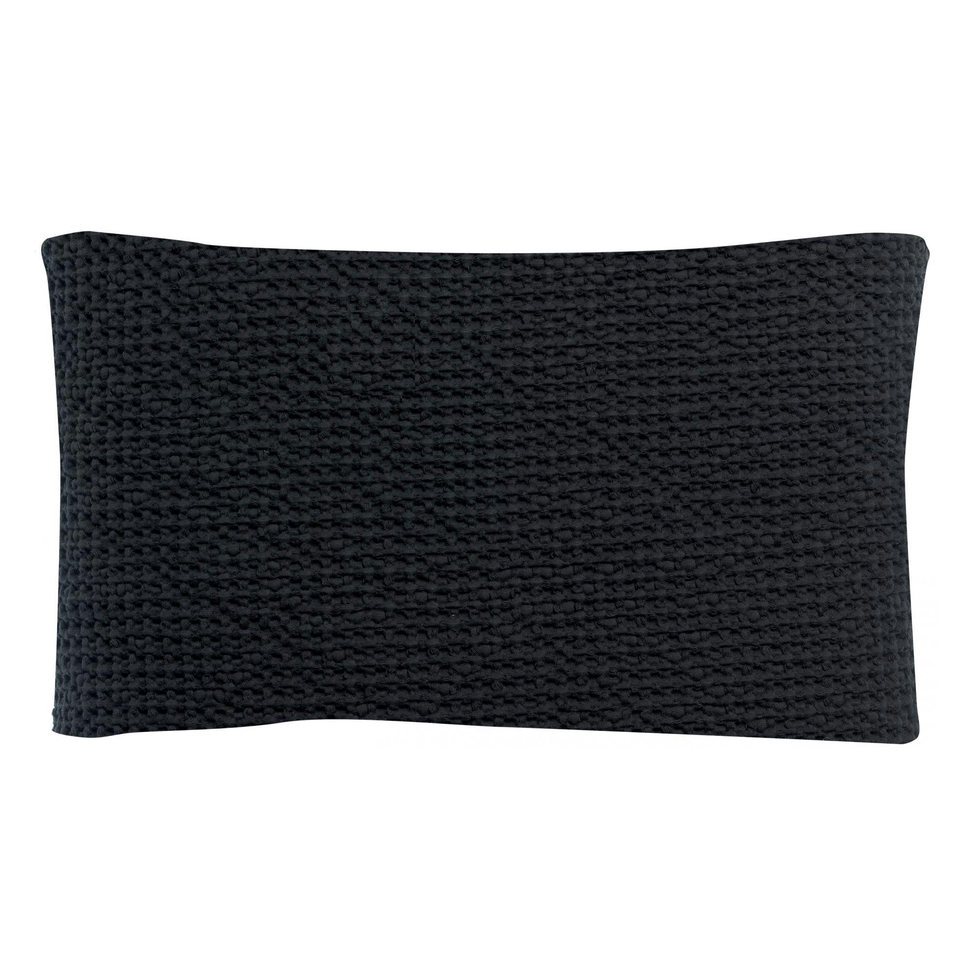 MAIA - Coussin stonewashed  en coton caviar 30 x 50