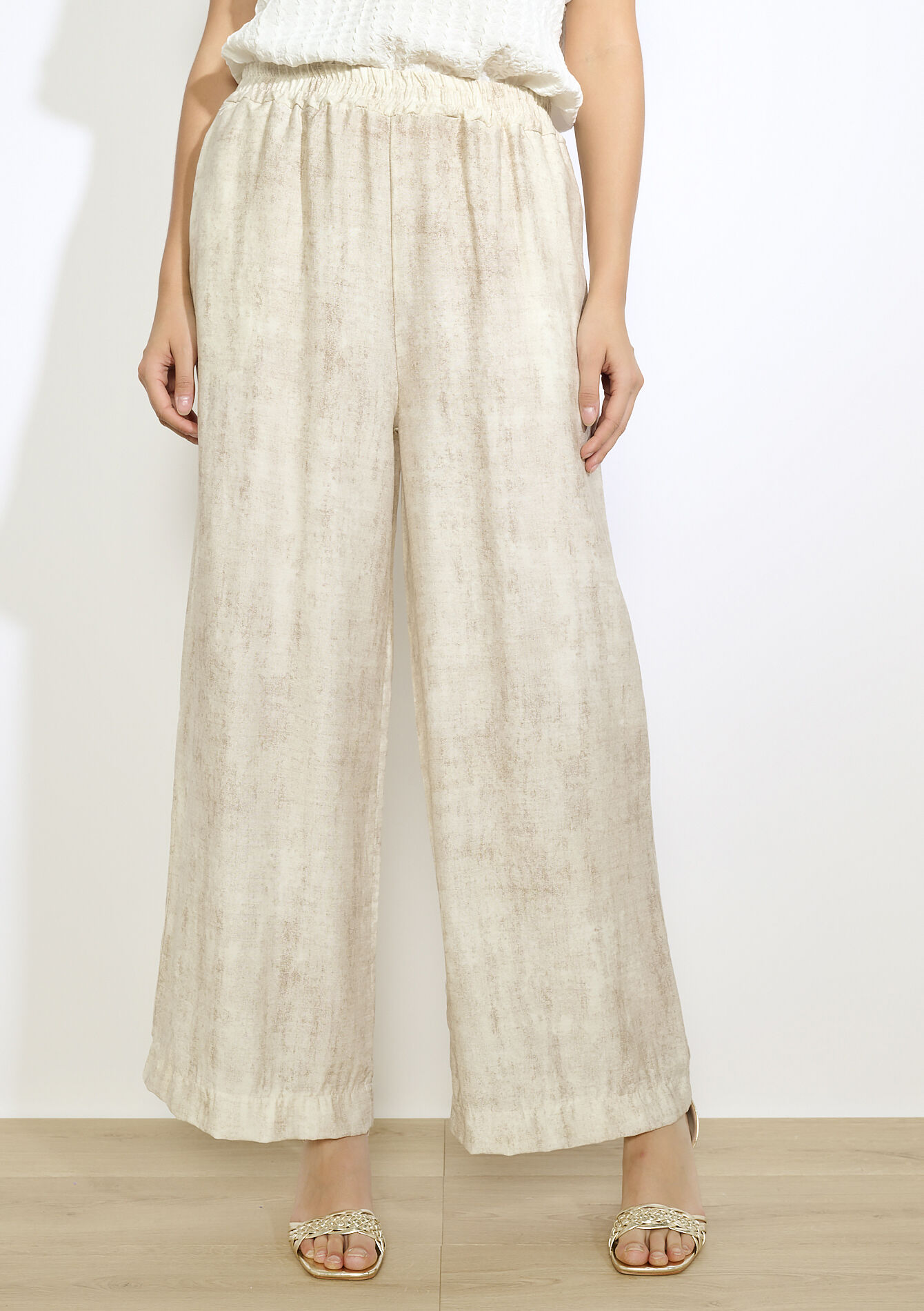 Luchtige wijde broek