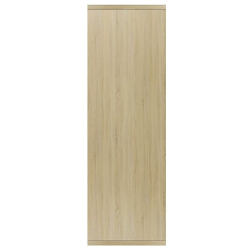 NNEVL Book Cabinet/Sideboard Sonoma Oak 50x25x80 cm Engineered Wood