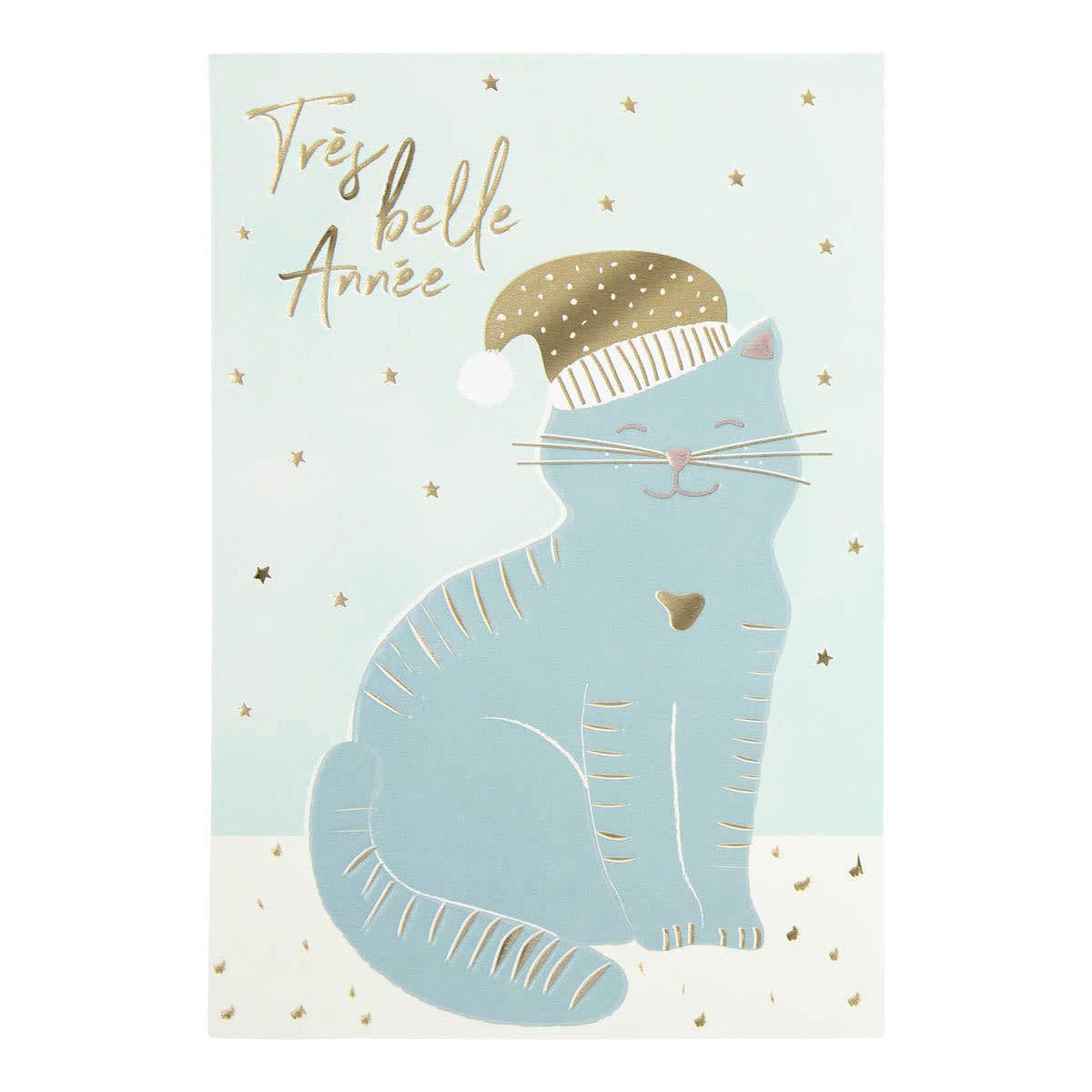 - Carte De Vœux Céleste Chat