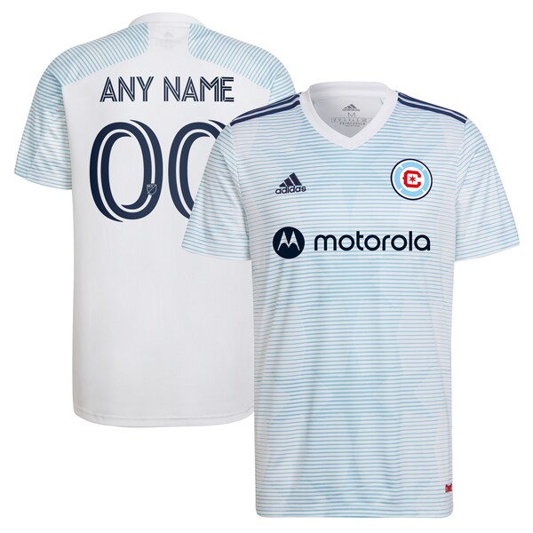 Chicago Fire adidas 2022 Lakefront Kit Replica Custom Jersey - White