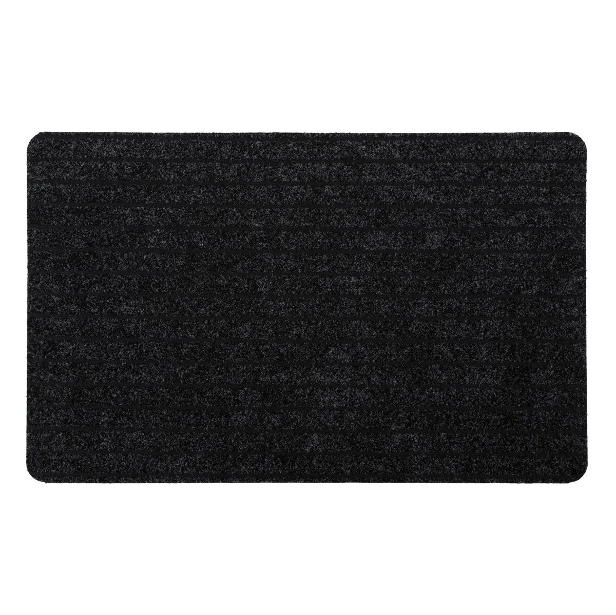 Tapete chloe cinza escuro e preto