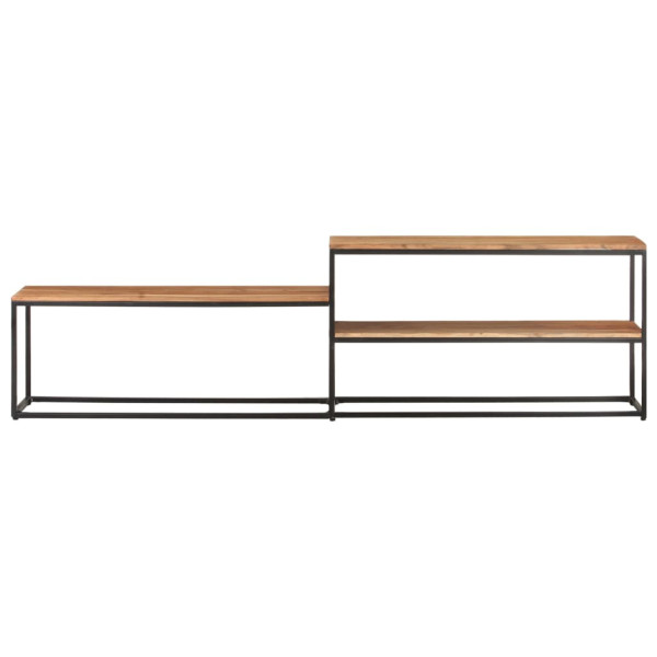 Szafka pod Telewizor Rtv Brąz Mat Nowoczesny Salon 180x30x50cm