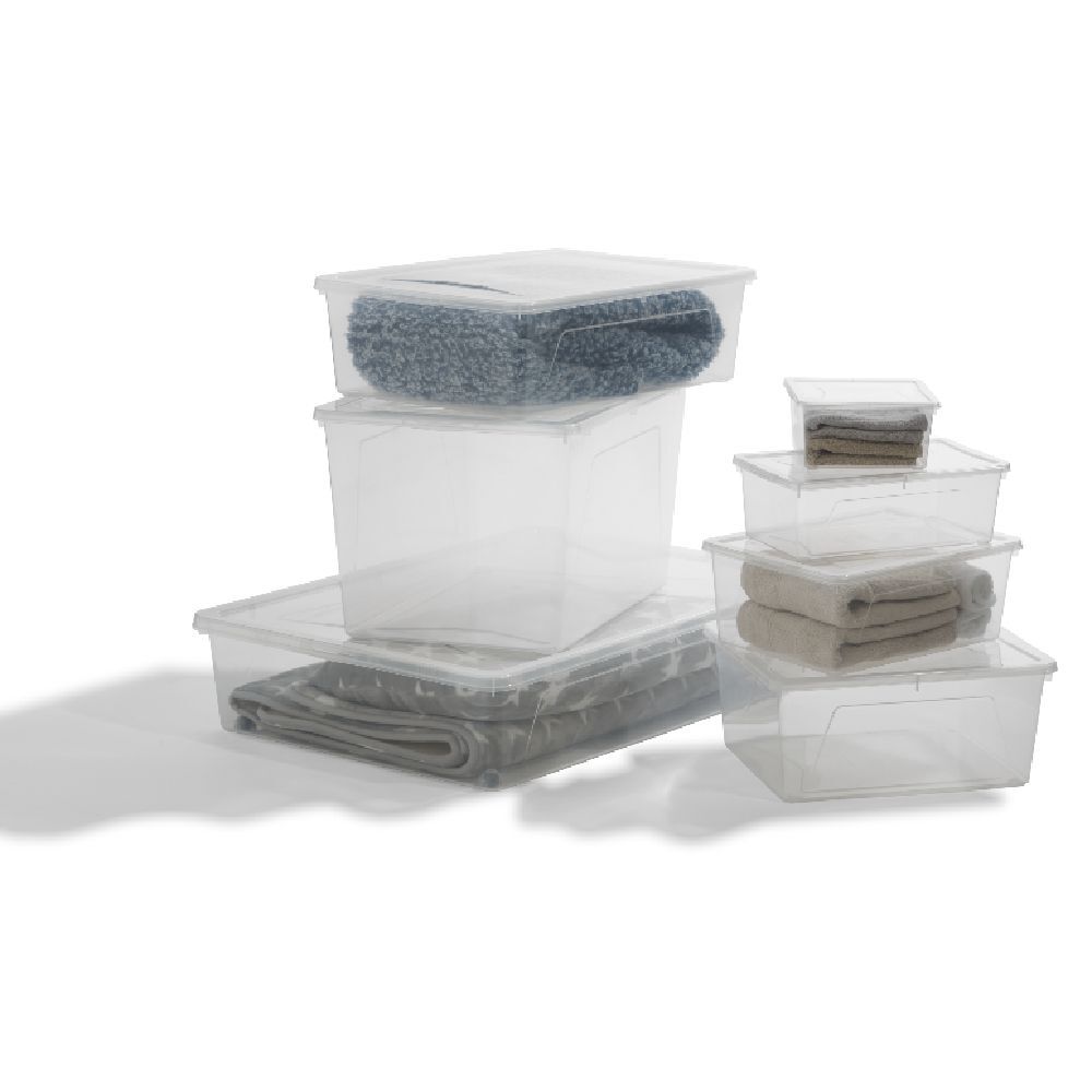 BoÎte de rangement transparente 2 L