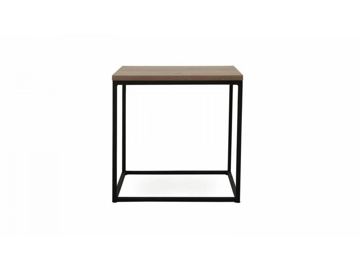 ZARTA - ZARTA - Table basse Noyer et Noir