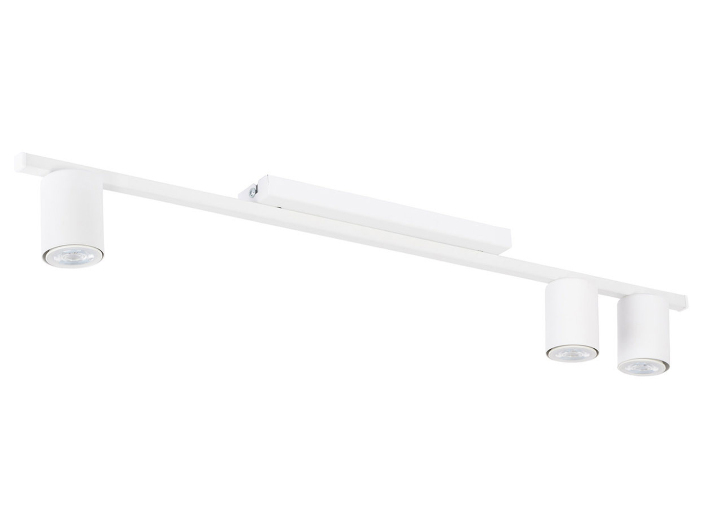 Lampa sufitowa Logan White 3-punktowa metalowa biała