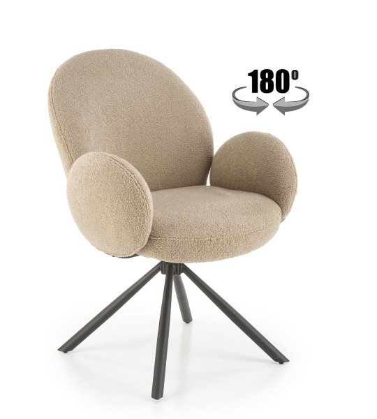 Krzesło tapicerowane K498 cappuccino
