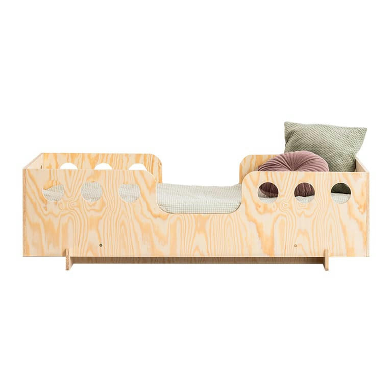 ANAÏS - Lit 90x200 sommier inclus naturel