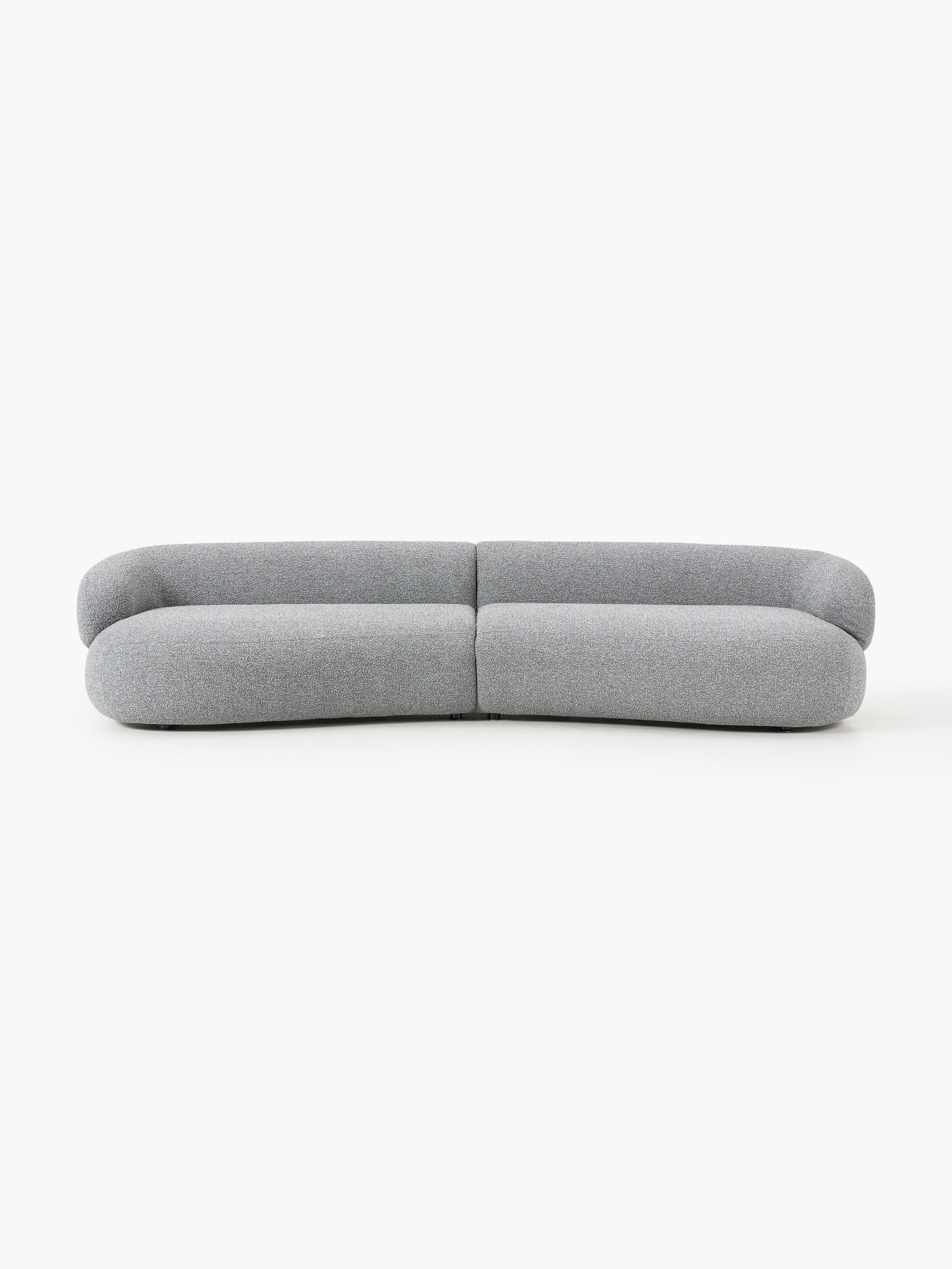 Bouclé-Sofa Alba (4-Sitzer)