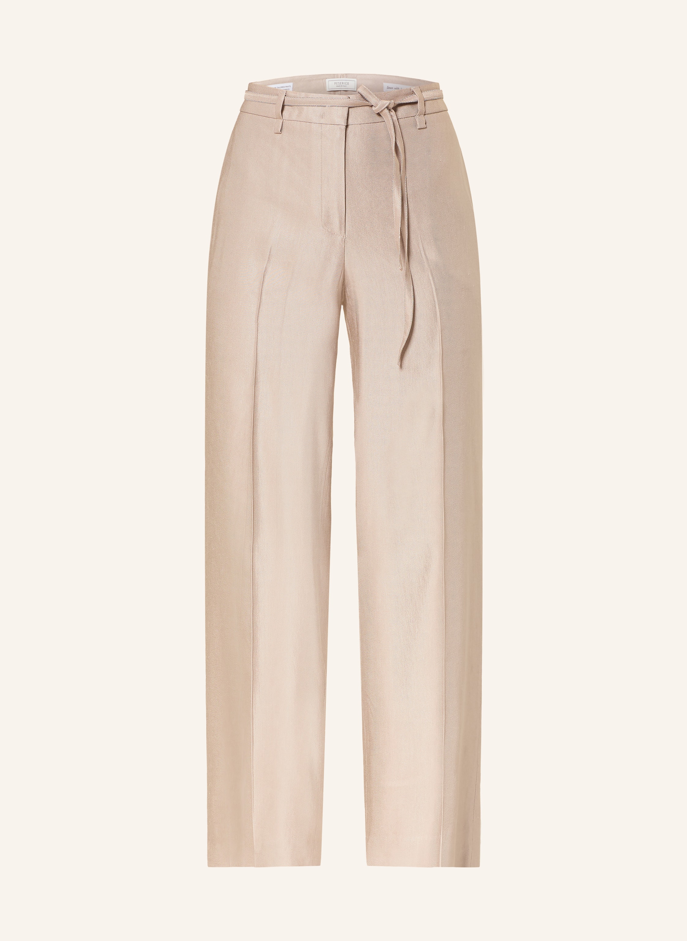 PESERICO Marlenehose mit Leinen