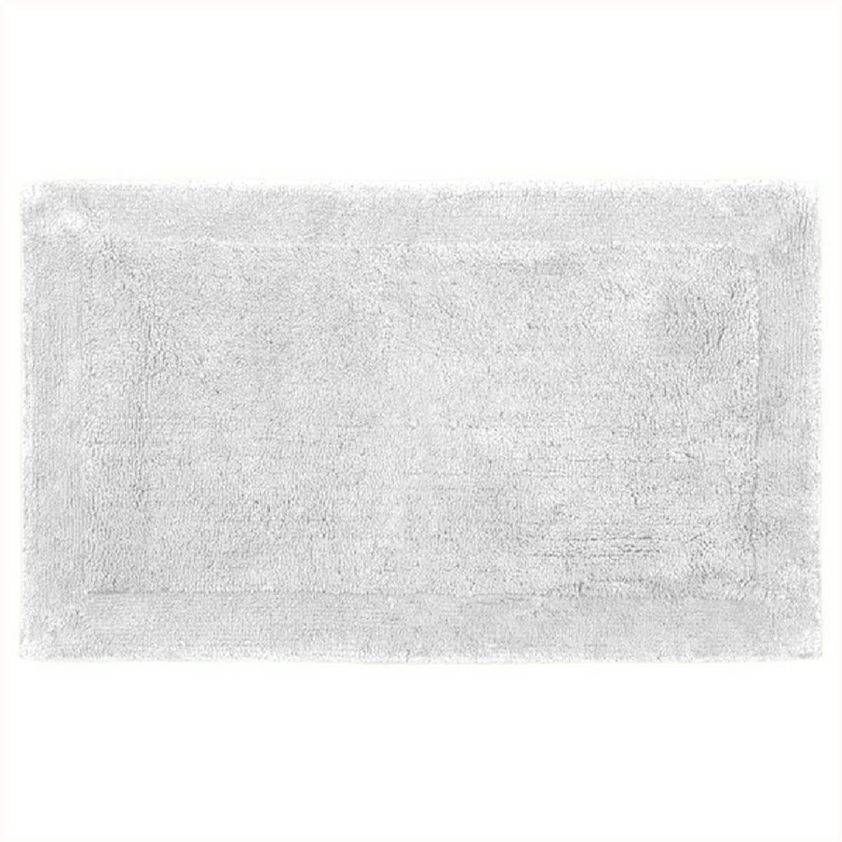 NUANCO - Tapis doux & épais de bain ou d'intérieur Blanc 60x100 cm