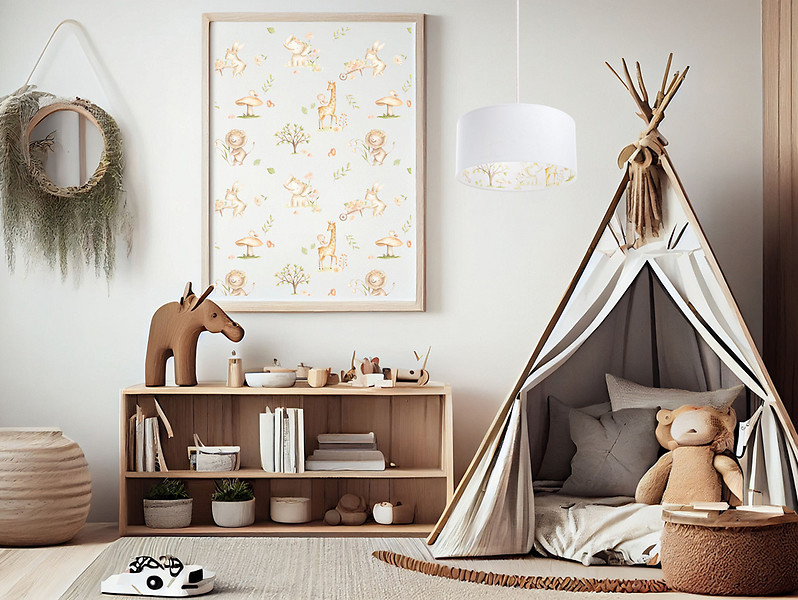Lampa wisząca dziecięca Sweet Dreams 30 cm wielokolorowa