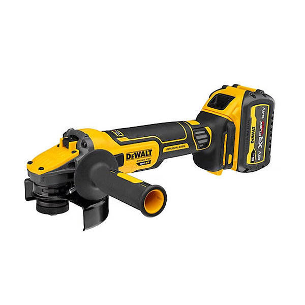 Meuleuse 18V XR ADVANTAGE BRUSHLESS 125mm   batterie 6Ah   chargeur multivoltage   coffret T-STAK - DEWALT - DCG409T1-QW