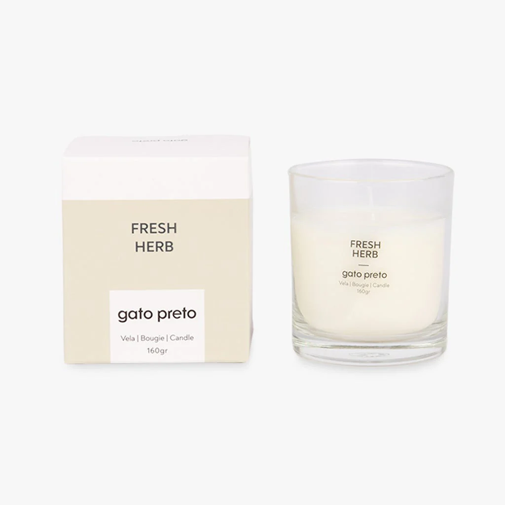 Vela Perfumada em Copo de Vidro Fresh Herb PRIME ESSENCE