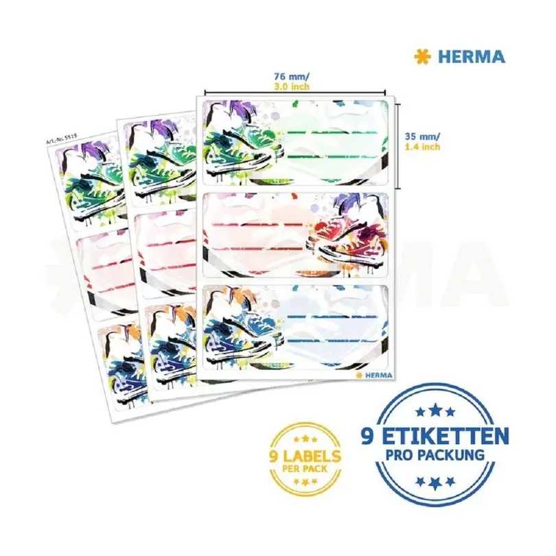Etiketten 9er-Set Herma