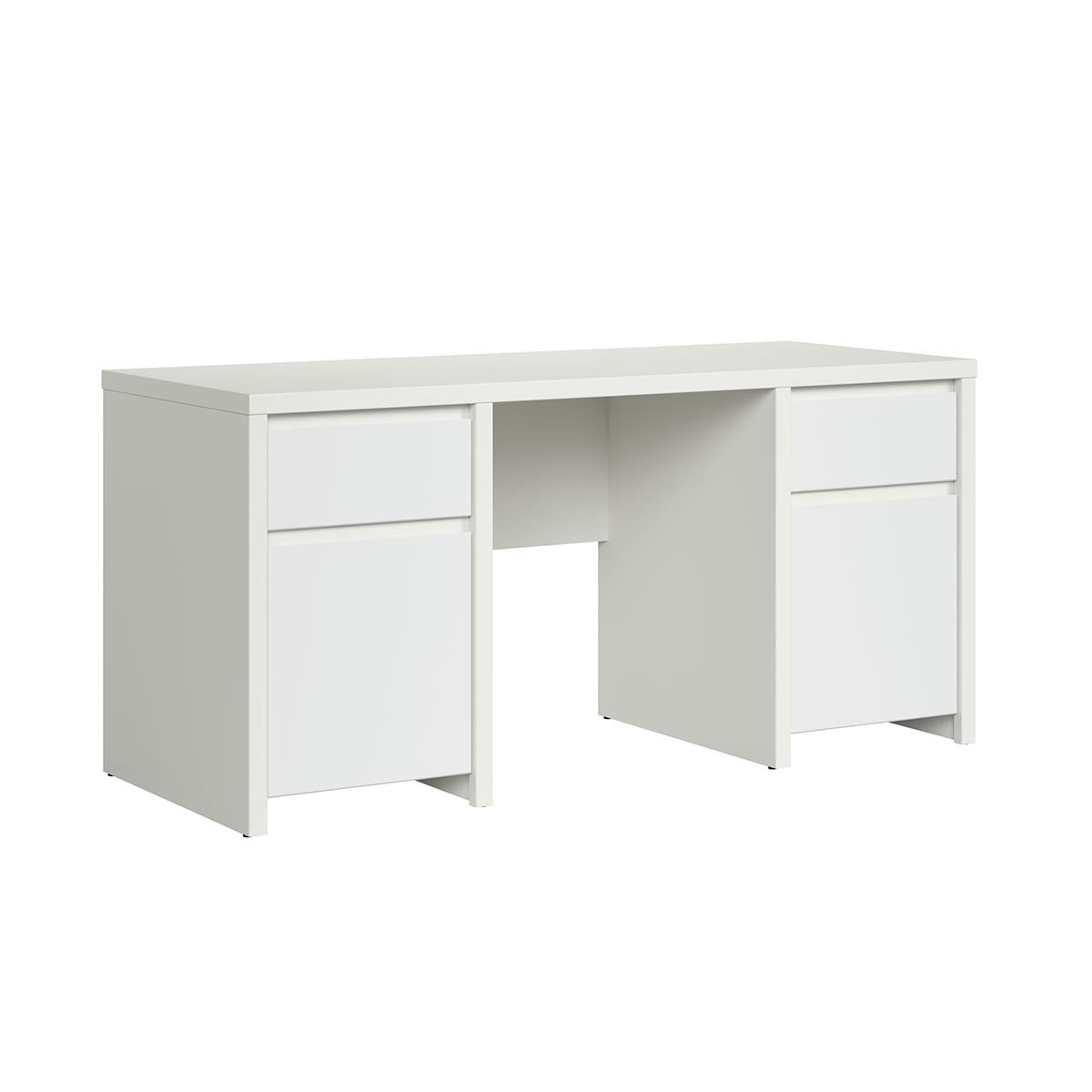 - Bureau 2 portes 2 tiroirs blanc