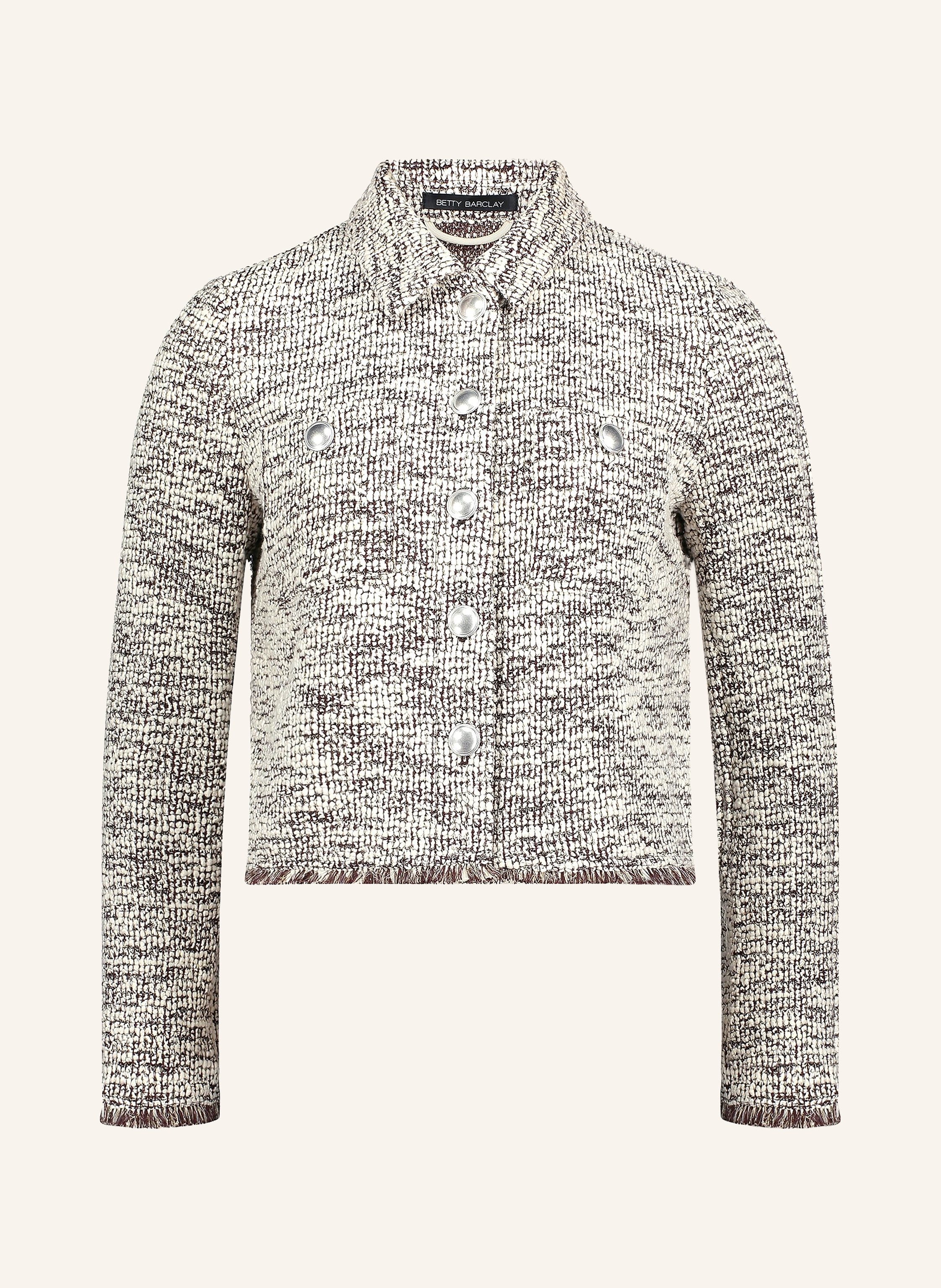 Betty Barclay Bouclé-Jacke mit Glitzergarn