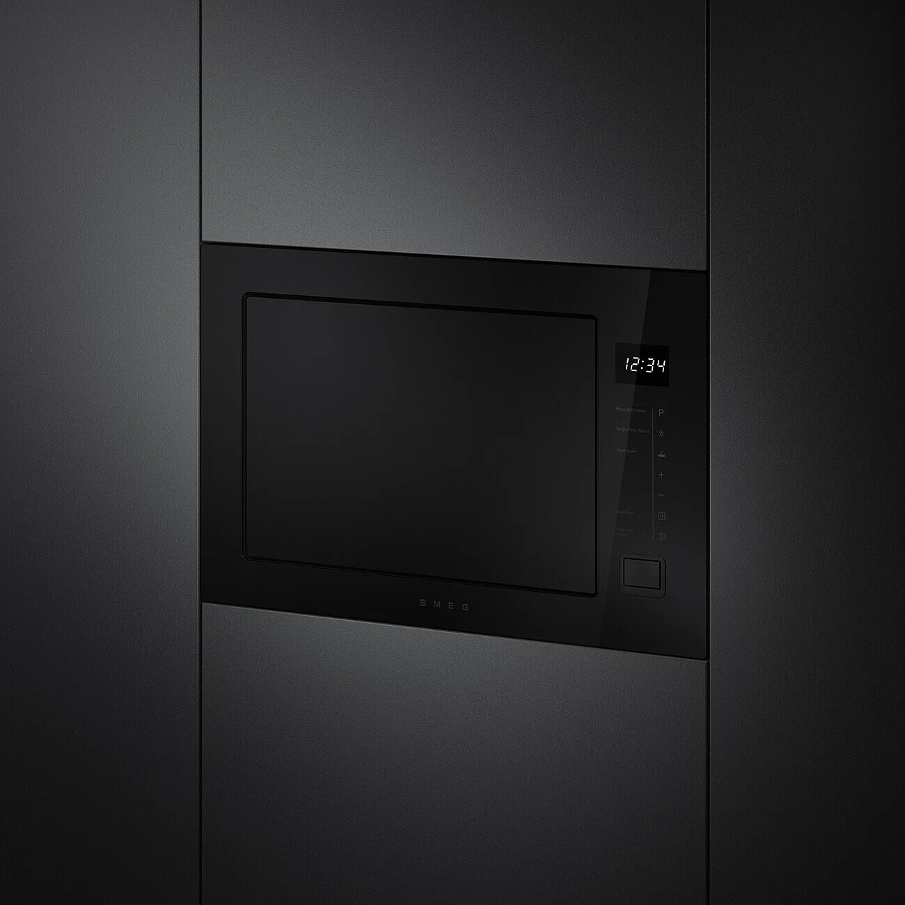 25 Litre Musa Built In Microwave with Grill Black