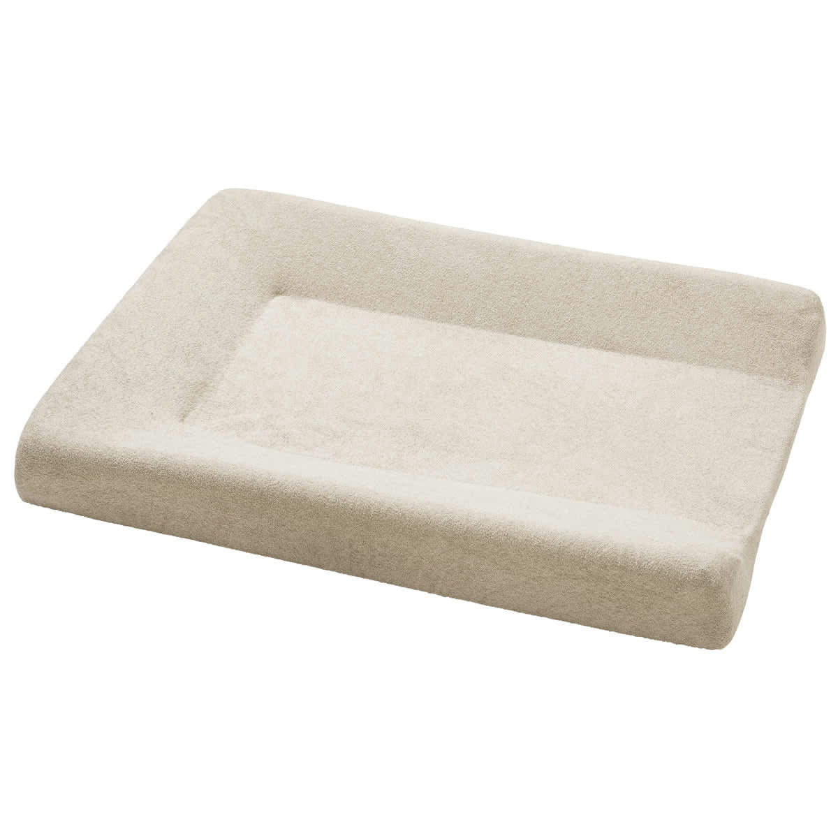 - Housse de matelas à langer bébé marron en coton 50x70 cm