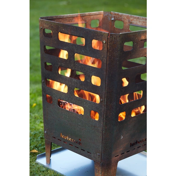 Feuerkorb »Jill«, LxBxH: 38 x 38 x 55 cm, Cortenstahl
