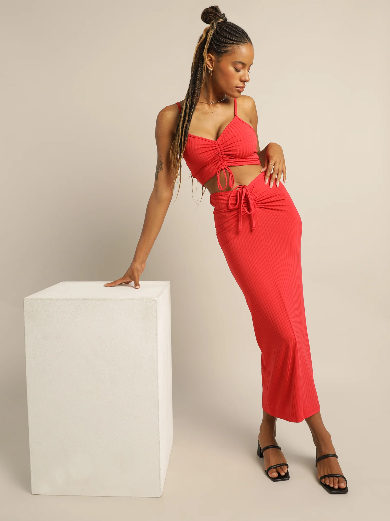 Lilia Rib Skirt