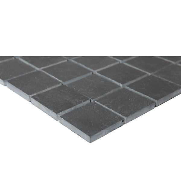 Mosaïque anthracite 30,4x30,3cm Slate