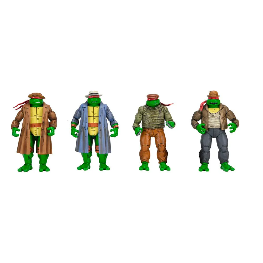 Neca Teenage mutant Ninja turtles Gangster Turtles figure 4 Pack 18 cm