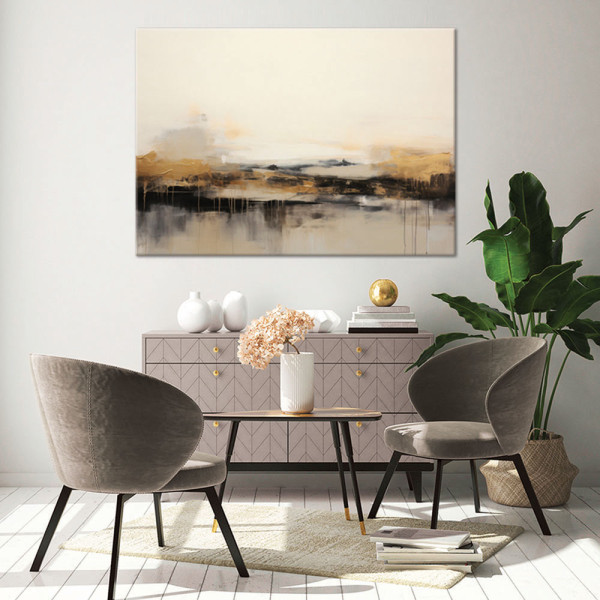 Feeby Obraz na płótnie, Nowoczesna Abstrakcja Beżowy 60x40