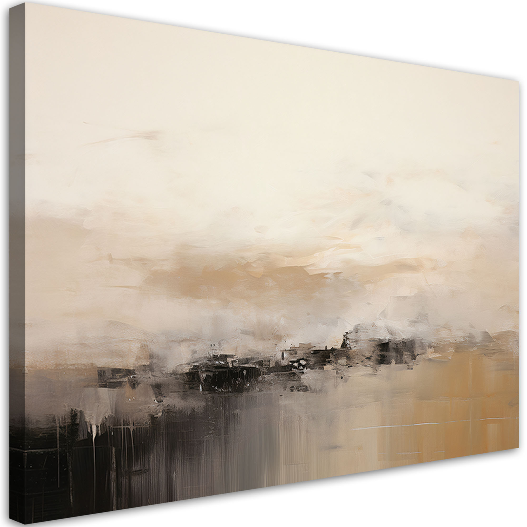 Feeby Obraz na płótnie, Abstrakcja Lofty Beżowy 60x40