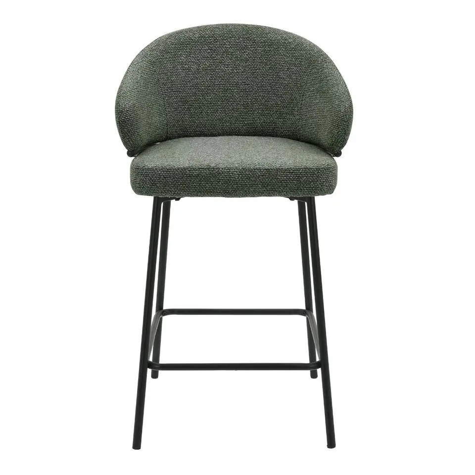 DS4U - Sofia barkruk 65 cm - groen met zwarte poot