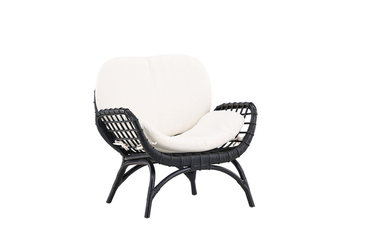 Rebellenclub Loungestoel Quarto - Zwart