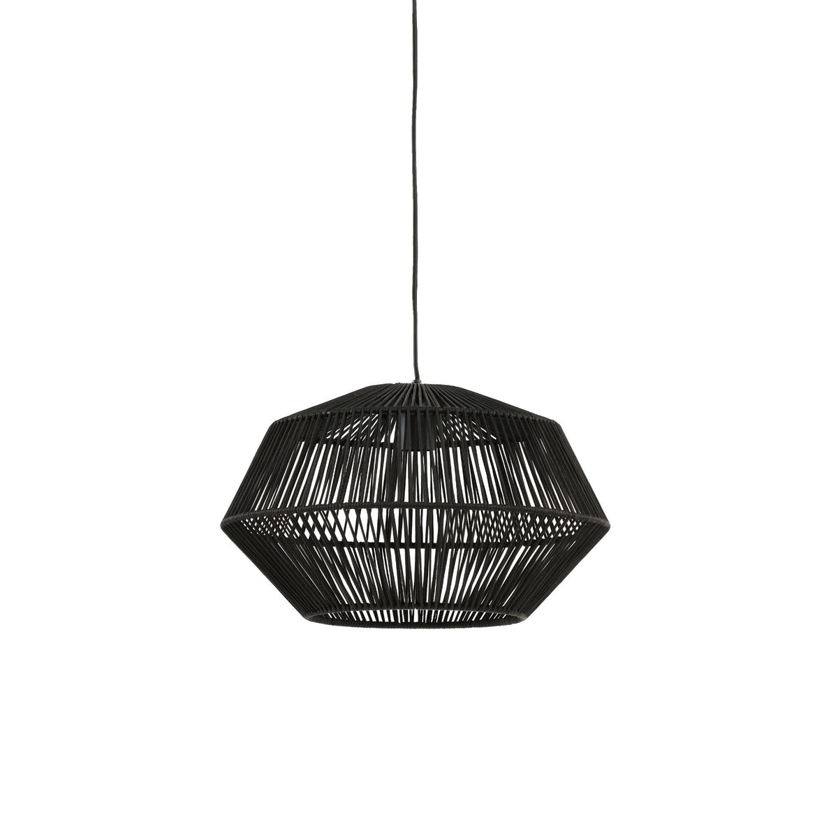 Light & Living hanglamp Deya - zwart - Ø40cm