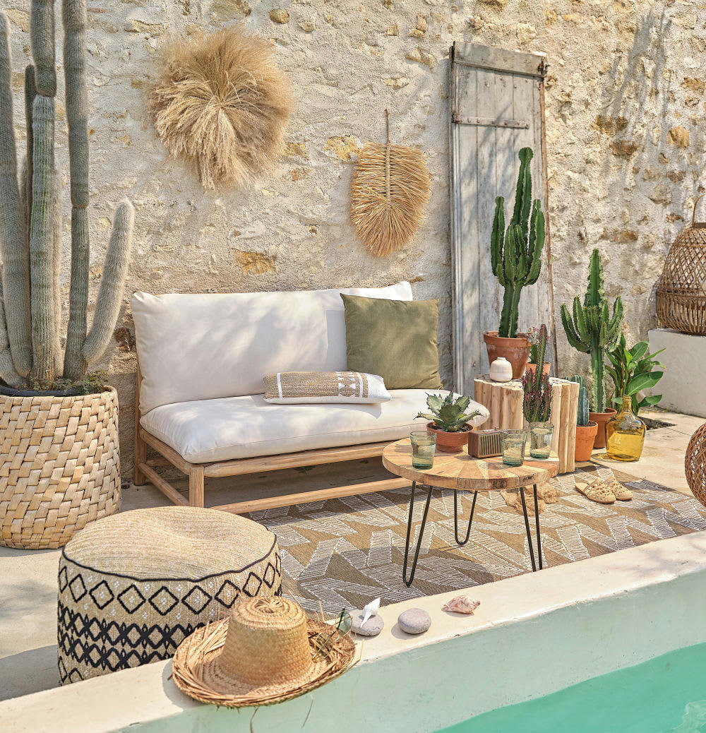 ROMMIE - Coussin vert kaki 45x45