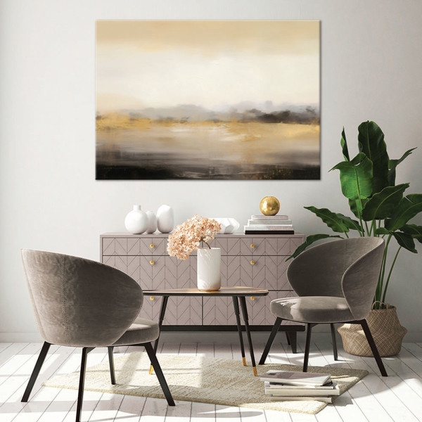 Feeby Obraz na płótnie, Abstrakcja Tekstura Loft Beżowy 60x40