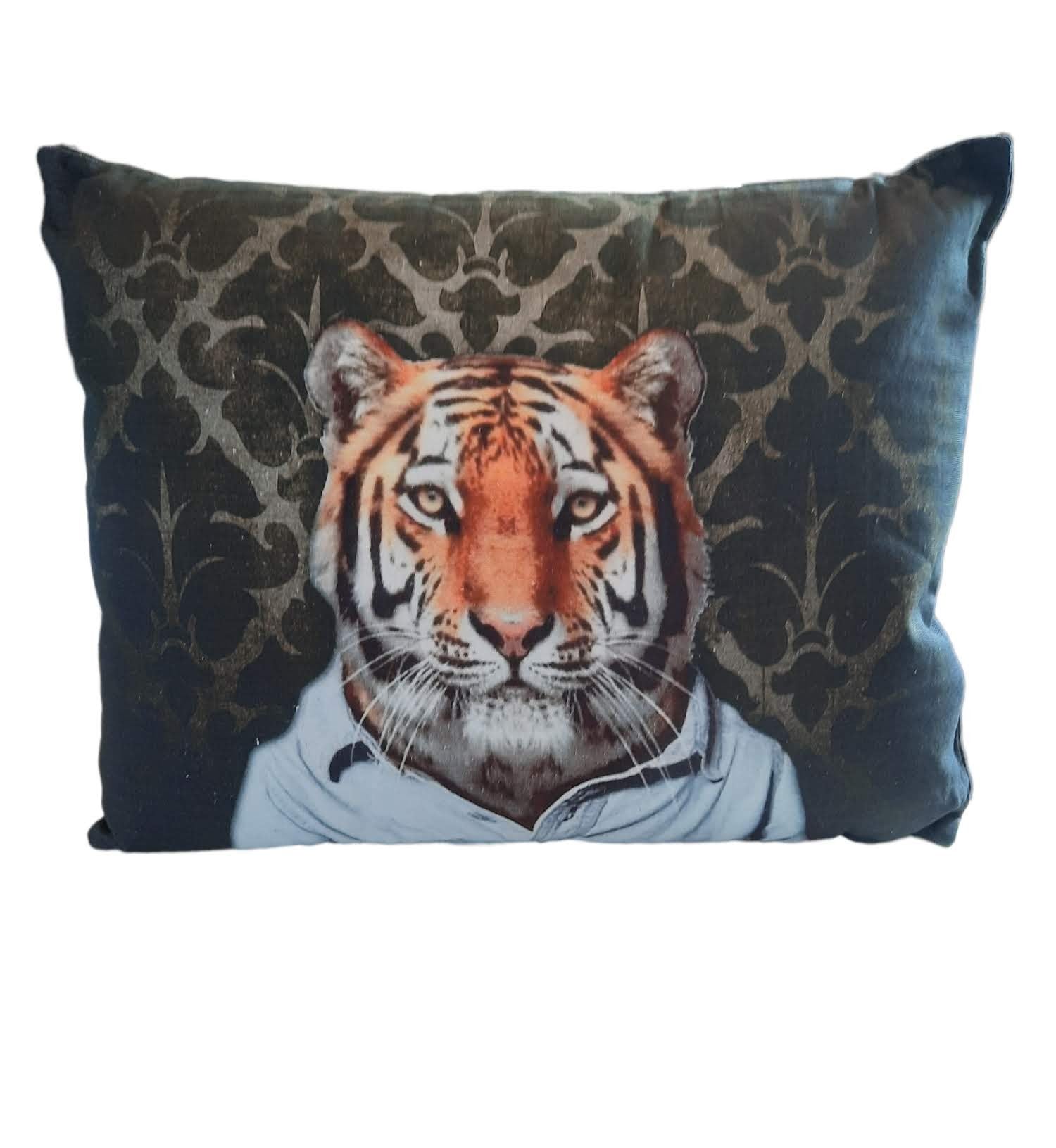 Furnilux Set van 2 Sierkussens - Tyger - 45x35x10cm