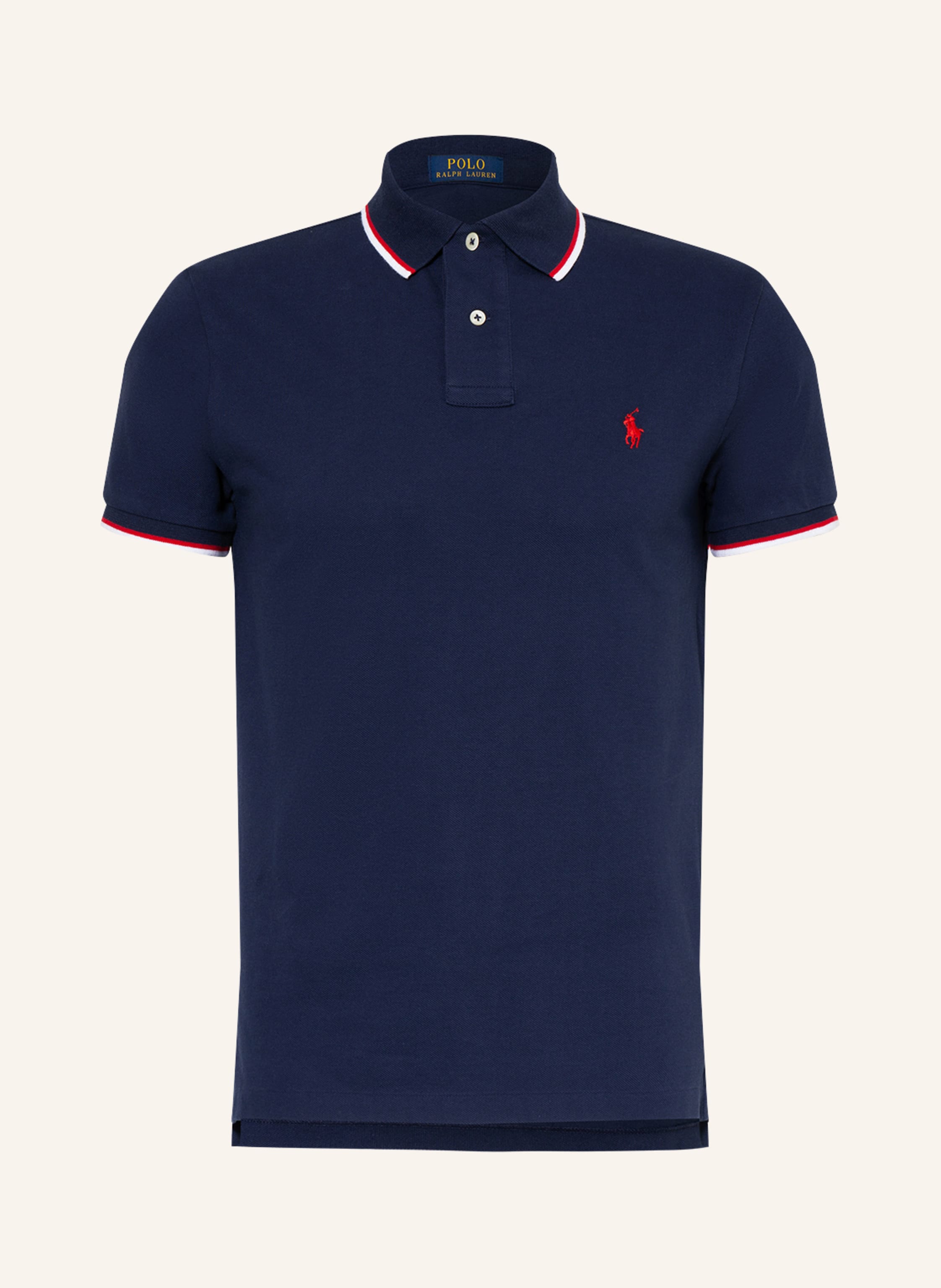 POLO RALPH LAUREN Piqué-Poloshirt Custom Slim Fit