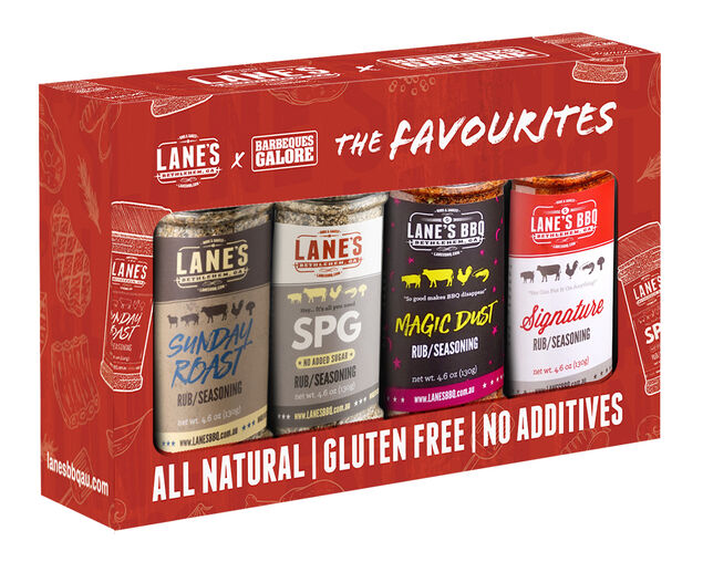 Lanes BBQ Rubs Gift Pack