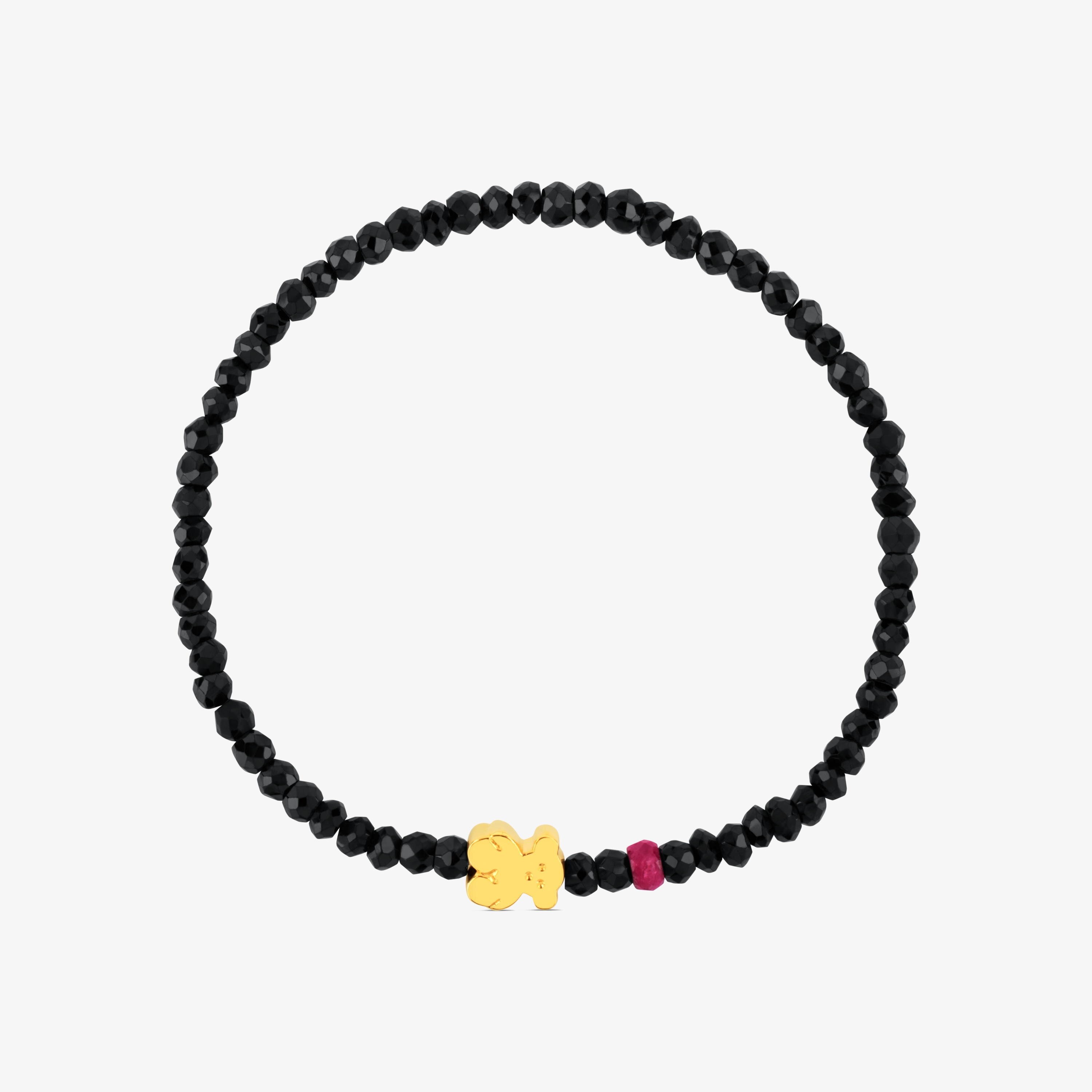 Pulsera de oro con espinelas y rubí tratado Sweet Dolls