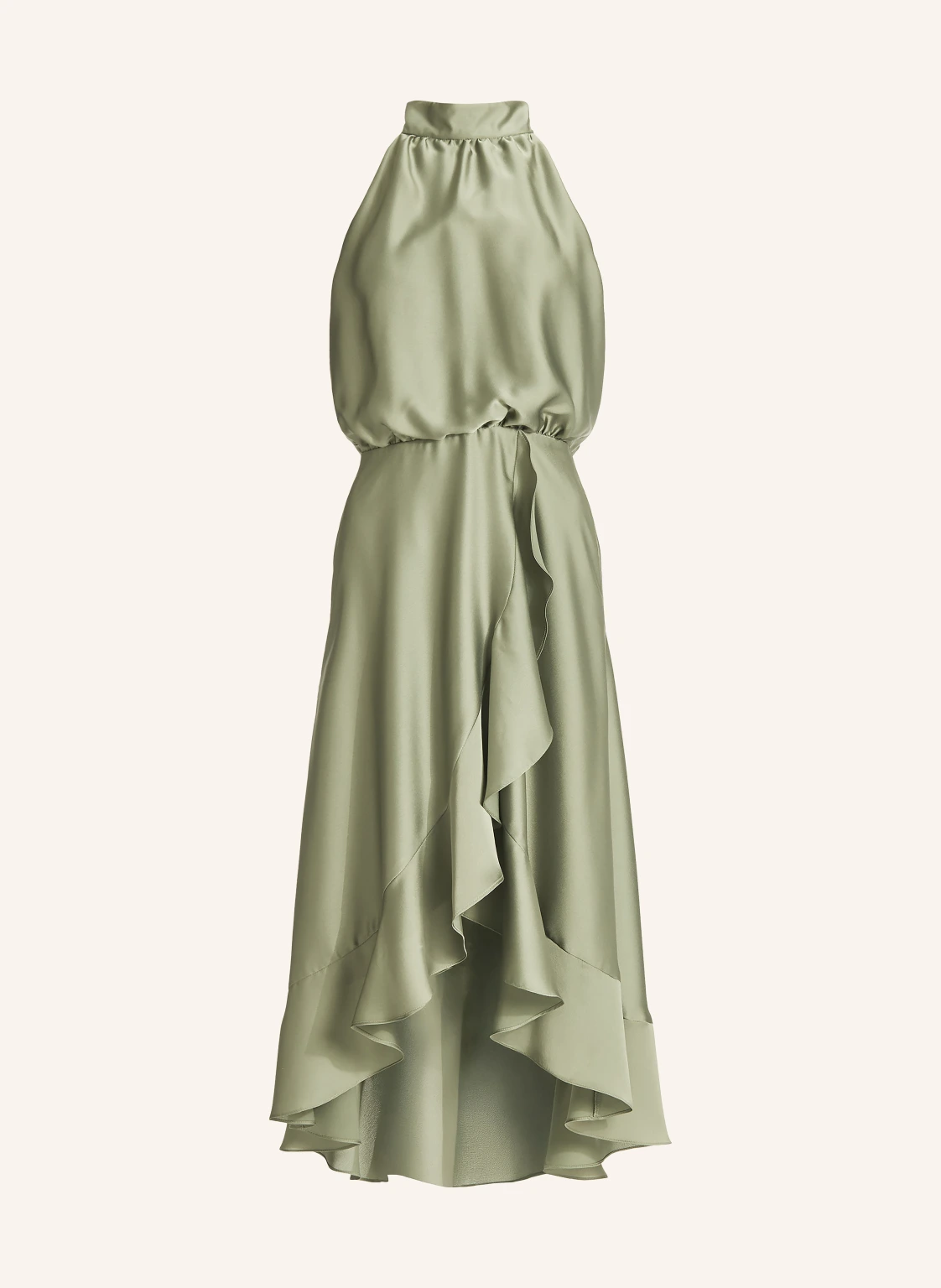 SWING Cocktailkleid aus Satin mit Volants