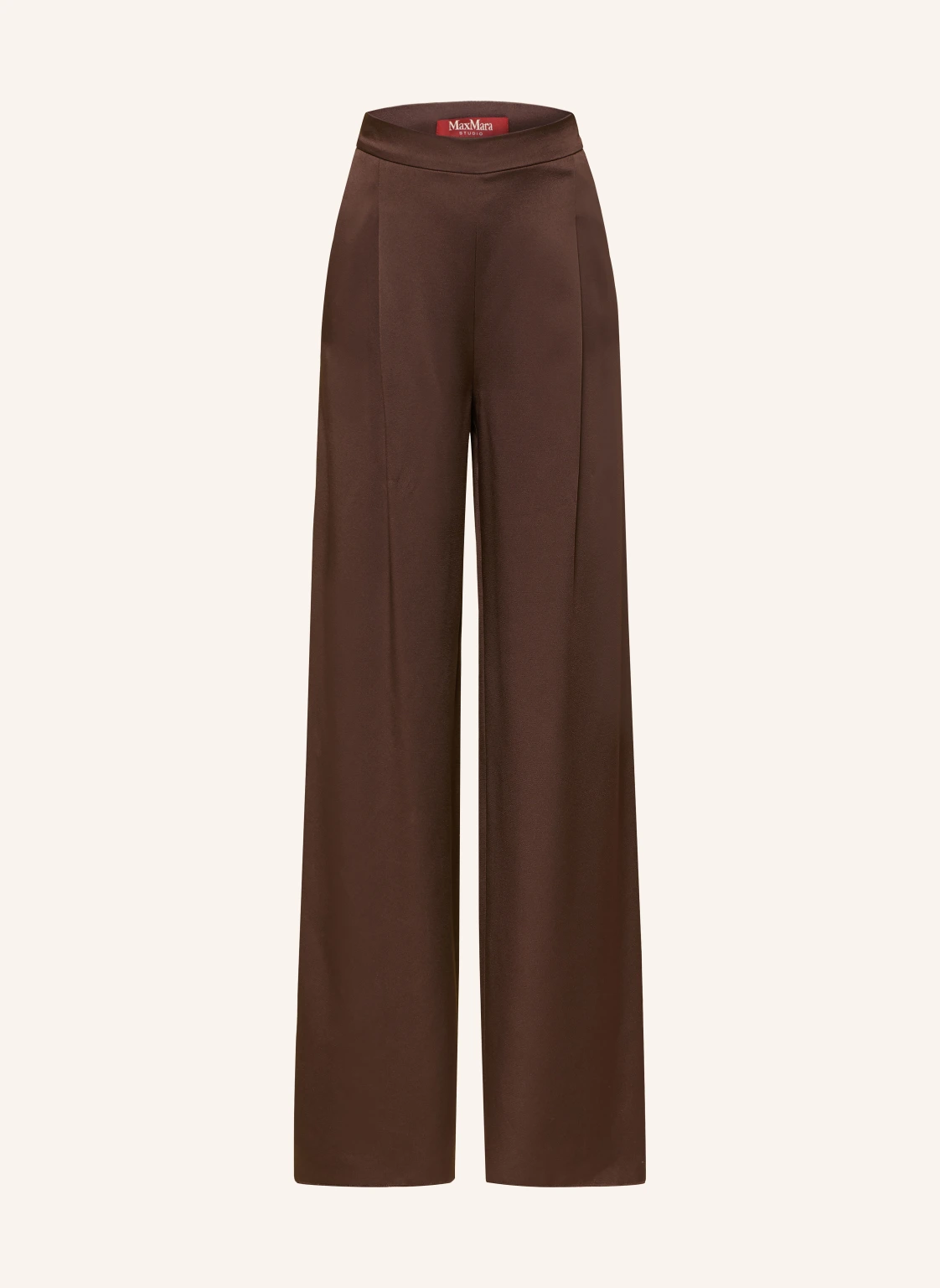Max Mara STUDIO Marlenehose ALPACA aus Satin