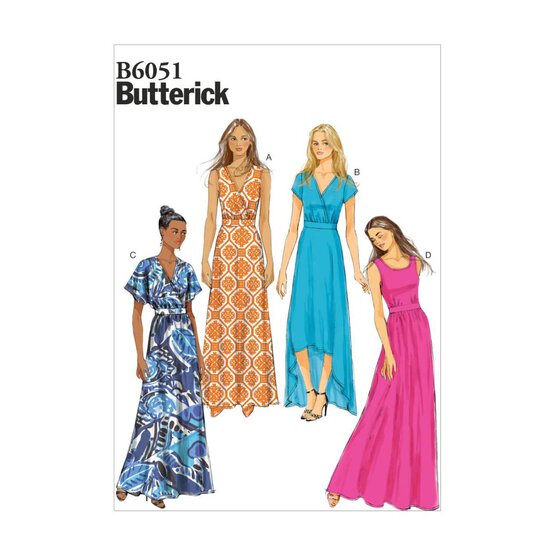 Simplicity Women’s Dress Sewing Pattern B6051 (16-24)
