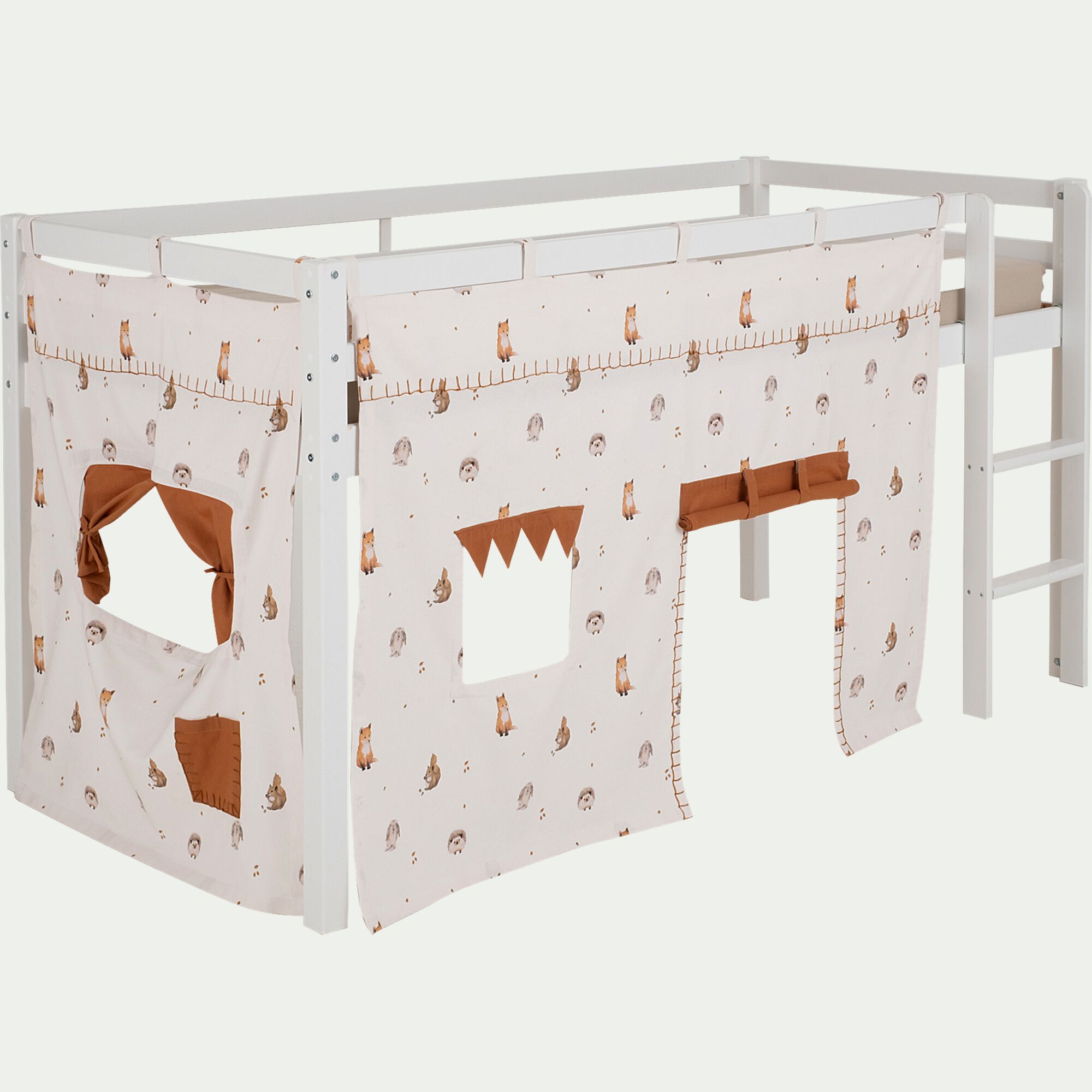 MAS - Tente de lit en coton l152xh106cm - blanc