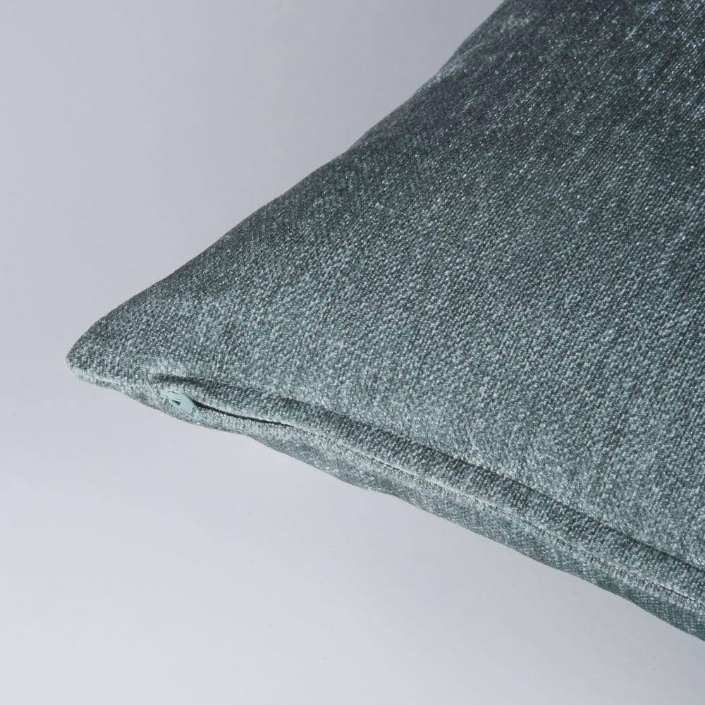 VINTAGE VELVET - Coussin en velours vert jade 45x45