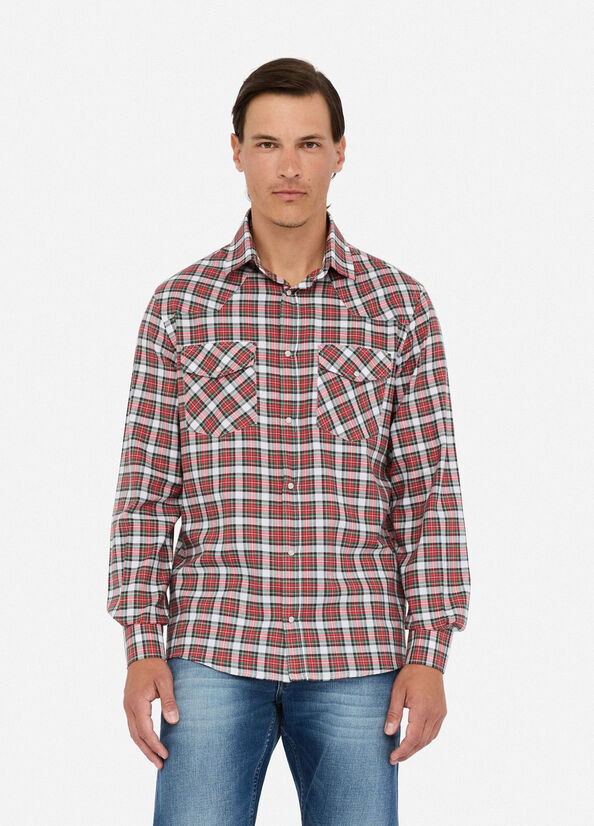 Camicia in cotone check