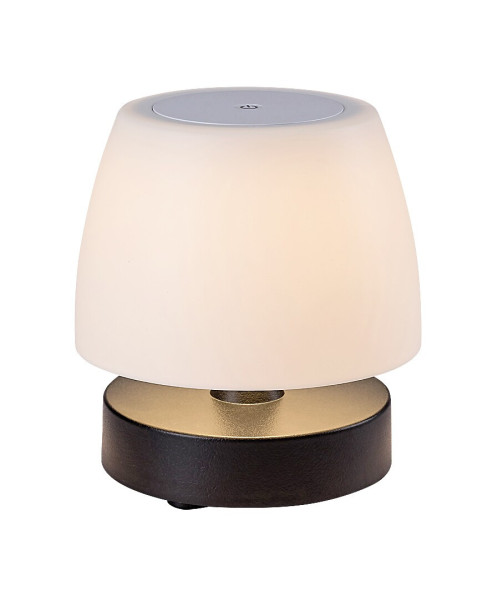 Lampa stołowaOdera czarno-biała LED 3W Ciepła biel wys:16cm Rabalux